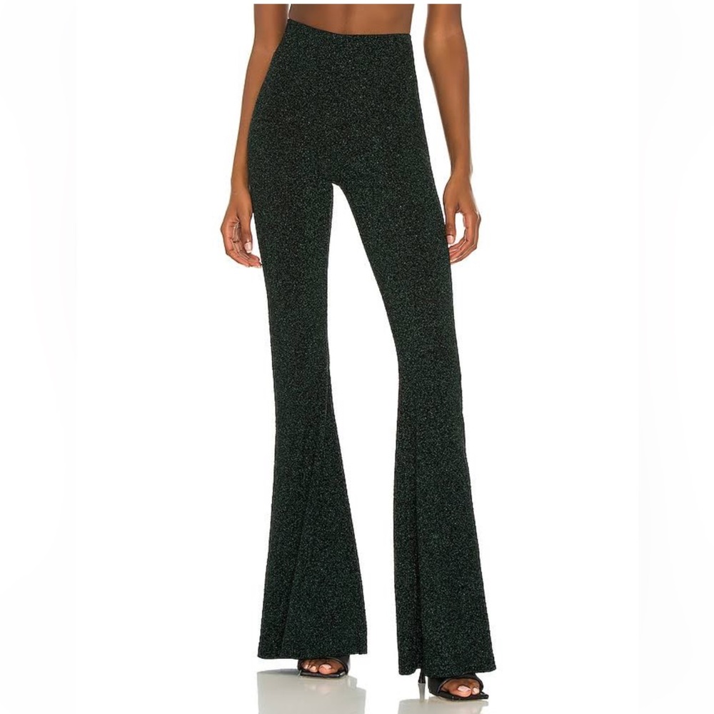 Show Me Your Mumu X REVOLVE Bam Bam Bells Pant in Emerald Sz Small